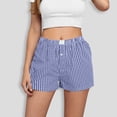 thumbnail image 2 of Plebaso Shorts Boxeurs pour Femmes Taille Élastique Shorts Décontractés Bas de Détente Confortables Shorts de Pyjama Amples Vêtements de Nuit, 2 of 6