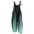 thumbnail image 2 of LOVZFMLL Combinaison pour Femme, Salopette Décontractée Sans Manches à Imprimé pour Dames, Vert Menthe, 5TG, 2 of 5