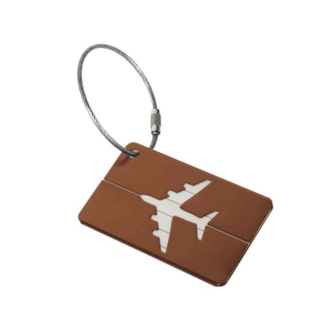 New Aluminium Luggage Tags Suitcase Label Name Address ID Baggage Tag Suitcase Bag Baggage Tag Travel