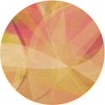 thumbnail image 1 of Ahgly Company Tapis d'Intérieur Lavable en Machine Carré Transitionnel Orange Vif, 3 Pieds Carré, 1 of 7