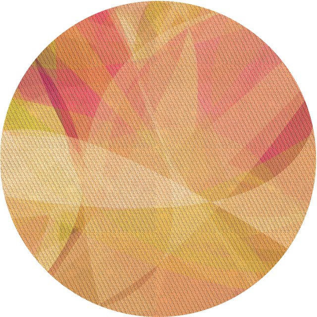 Ahgly Company Tapis d'Intérieur Lavable en Machine Carré Transitionnel Orange Vif, 3 Pieds Carré
