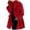 Red, variant on Wyzesi Wool Trench Coat Womens Winter Wool Coat Trench Jacket Ladies Warm Slim Long Overcoat Outwear Black Leather Jacket Cropped Plus Size Long Winter Coats
