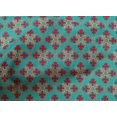 thumbnail image 4 of oneOone Cotton Poplin Fabric Floral Block Print Fabric By The Yard 42 Inch Wide, 4 of 4