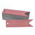 thumbnail image 1 of Inkdotpot Made With Love Text Bottle Tag Real Rose Gold Foil Favor Hang Tags Pack Of 50, 1 of 1