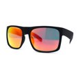 thumbnail image 1 of Mens OG Flat Top Rectangle Gangster Mob Shade Sunglasses Orange Mirror, 1 of 4