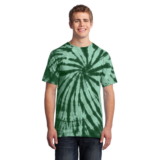 Tie-Dye Tee. Forest Green. 2XL