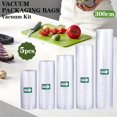 thumbnail image 2 of AMERTEER 5 Rouleaux de Différentes Tailles Combinaison de Sacs pour machine de Mise sous Vide 3 m Sans BPA Réutilisables à Sept Couches Motif Co-Extrudé Sac de film pour Rouleau sous Vide Sac d'Emballage sous Vide pour v, 2 of 5