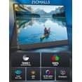 thumbnail image 2 of Portable Monitor, 15.6" 1080P FHD Laptop Monitor USB-C HDMI Computer Display IPS Second Screen W/Smart Cover &amp; Dual Speakers, Laptop Extended Monitor for PC Phone Mac Xbox PS4/5 S, 2 of 7