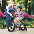 thumbnail image 2 of Costway Vélo pour Enfant 12 Pouces avec Roues Stabilisatrices, Guidon et Selle Réglables, Frein à Main, Rose, 2 of 10