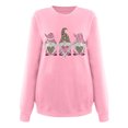 thumbnail image 4 of RKSTN Chandail de la Saint-Valentin pour Femmes, Coupe Ample, Mode Décontractée, Manches Longues, Col Rond, Chandail Grande Taille, Imprimé Cœur d'Amour, Chandails de Couleur Unie, 4 of 9