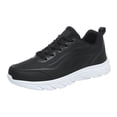 thumbnail image 1 of DXOUPM Chaussures de Course pour Hommes en Cuir à Imprimé Espadrilles Mode Légères Sport Gym Tennis, 1 of 4