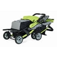 thumbnail image 2 of Foundations Compass Trio Triple Stroller, 3-Seat Tandem with UV Canopies and Reclining Seats, Lime, 2 of 2