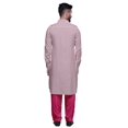 thumbnail image 3 of Atasi Kurta Pathani Classique à Col pour Garçons Chemise en Rayonne à Poche avant, 3 of 5