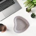 thumbnail image 4 of TUWABEII Heart Shaped Remote Control Wedding Candy Box Plastic Basket Jewellery Desktop Storage Basket Rattan Storage Basket Woven Woven Basket Home Storage and Organization On clearance, 4 of 7