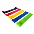 thumbnail image 2 of S SERENABLE 5 Pcs Bandes de Résistance pour l'Entraînement Légères Boucle Élastique Bande d'Exercice Multicolore, 2 of 9