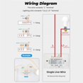 thumbnail image 3 of QualitChoice Wall Switch Panel Replacement Universal Household Tempered Glass Sensitive Smart Wireless Light Switches Accessory Type 2, 3 of 6