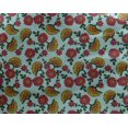 thumbnail image 4 of oneOone Georgette Viscose Fabric Leaves & Floral Block Print Sewing Fabric BTY 42 Inch Wide, 4 of 4