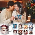 thumbnail image 1 of Vaidha Christmas Mug Inflated Snowman Mug, Santa Mug Press Puffy Design 15oz 11oz Coffe, 1 of 5