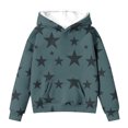 thumbnail image 3 of RXIRUCGD Sweat à Capuche Imprimé à Manches Longues pour Enfants, Col Rond, Adapté aux Garçons et Filles Âgés (Marine, Taille : 4-5 Ans), 3 of 3