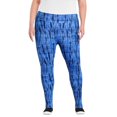 thumbnail image 1 of George Plus Women's Printed Basic Legging, 1 of 6