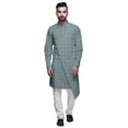 thumbnail image 1 of Atasi Kurta Pyjama de Fête pour Hommes, Col Mandarin, Ensemble Ethnique Imprimé Kurta, 1 of 3