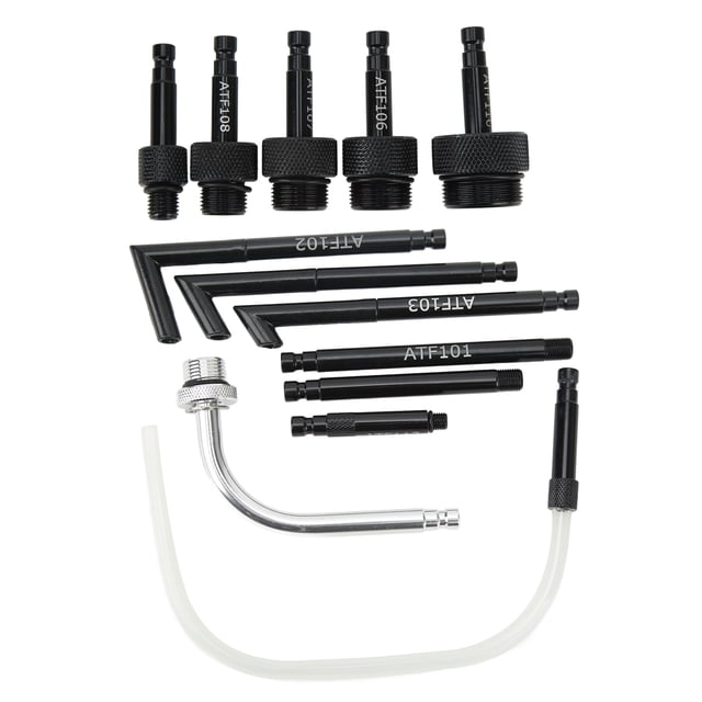 Transmission Gearbox Oil Fluid Set,13 Pcs ATF Gearbox Transmission Fluid Fill Adapter Kit ATF Gearbox Filling Adapter Highly Recommended