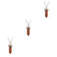 thumbnail image 3 of QualitChoice Hexagon Column Charm Exquisite Women Men Making Findings Handmade Anniversary Hanging Pendants Colorful Crystal Red Sand Color 3Set, 3 of 6
