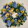 thumbnail image 4 of Guirlande de Fleurs Bleue et Jaune Porte d'Entrée, 4 of 11