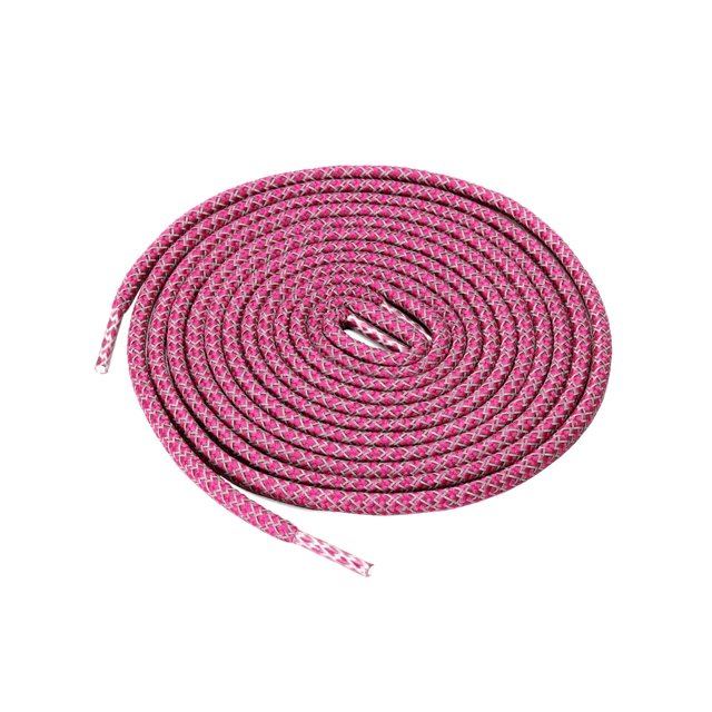 INSPIRE CHIC 2 Paires Lacets Ronds Élastiques Réfléchissants Unisexes pour Espadrilles Fuchsia 160 cm/63 Pouces