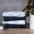 thumbnail image 2 of Mainstays 4-Pack Hand Towels, Sky Check, 2 of 7