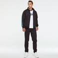 thumbnail image 4 of Men's Men's Athletic Running Tracksuit Set Casual Full Zip Jogging Sweat Suit, 4 of 6