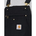thumbnail image 2 of Carhartt Men's Duck Unlined Bib Overalls - CT102776, 2 of 4