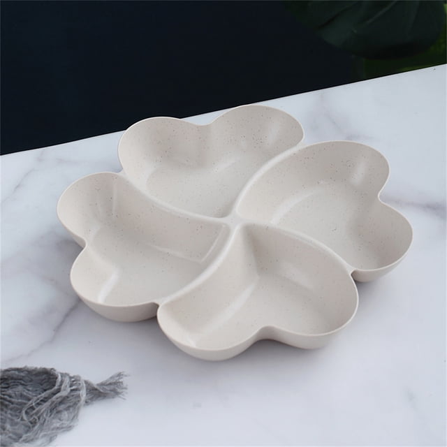 Dvkptbk Boîte à Bonbons Segmentée de Rangement Boîte à Noix pour la Maison Boîte de Fruits Secs Boîte à Collations pour Salon Boîte à Fruits en Plastique Boîte à Collations Essentiels pour la Maison
