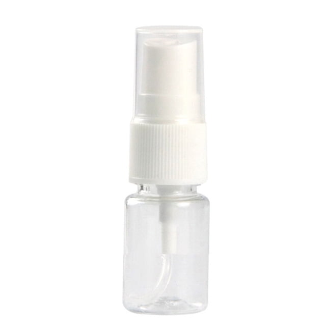 QualitChoice 80ml Portable Travel Transparent Plastic Perfume Empty Small Spray Bottle transparent 10ml 1Set