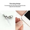 thumbnail image 4 of Baohd Outils de Nettoyage de Pendentif Sangle Ronde Colorée Durable Pratique Corde Portable Accessoires de Cellulaire Objectif de Caméra Rose, 4 of 9