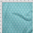thumbnail image 4 of oneOone Velvet Turquoise Blue Fabric Geometric Fabric For Sewing Printed Craft Fabric By The Yard 58 Inch Wide, 4 of 5