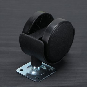 USHOBE 8Pcs Casters Reception Chair Black Nylon For Office Furniture Replacement