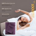 thumbnail image 2 of SGI Bedding 1000 TC Egyptian Cotton Bed Sheet Set - Full Size Sheets 1000 Count Sheets for Full Size Bed - Soft, Durable Sheets Cotton Sheets in 1000 TC 18" Deep Plum, 2 of 6