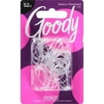 thumbnail image 1 of Goody Ouchless Latex Elastic Bands - Fine Hair - Clear, 52 Count, 1 of 3