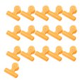 thumbnail image 1 of thinsony 16 Pieces Bag Chip Clips Heavy-Duty Food Binder Plastic Paper Clamp Spring Organizer Bill Note Fold Dorm Office Yellow L, 1 of 9