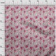 thumbnail image 3 of oneOone Georgette Viscose Light Gray Fabric Florals Sewing Craft Projects Fabric Prints By Yard 42 Inch Wide, 3 of 4