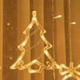 thumbnail image 4 of LED Star Moon Curtain Fairy Lights Garland String Lights Home Bedroom Decoration, 4 of 4