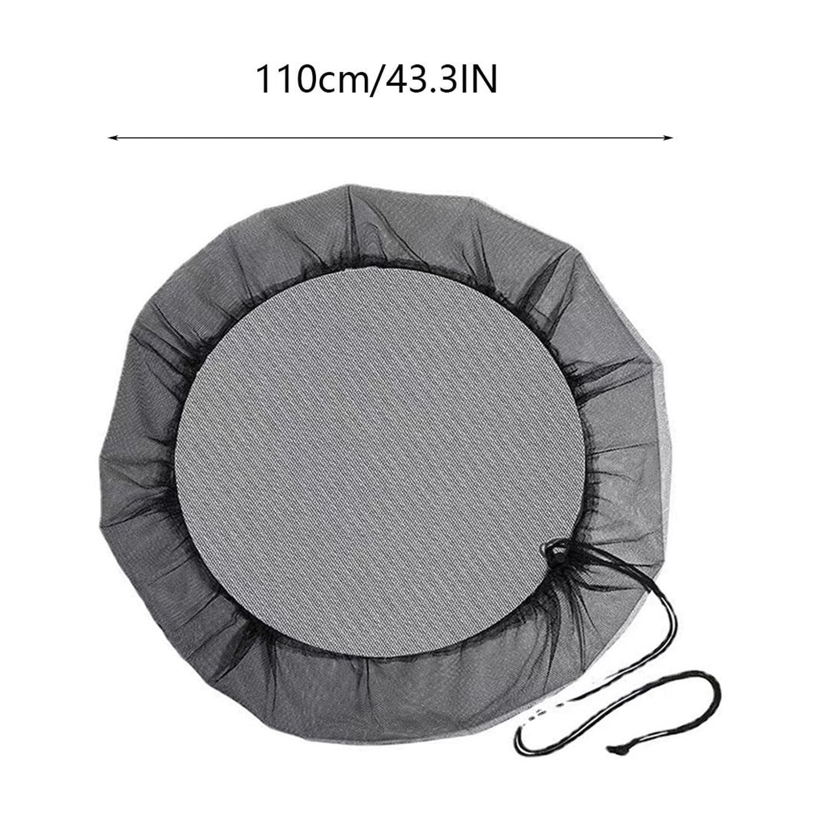 Rain Bucket Mesh Reusable Water Barrel Filter Rain Barrel Screen Water Barrel Mesh Flexible Drawstring Water Barrel Top Catcher For Garden