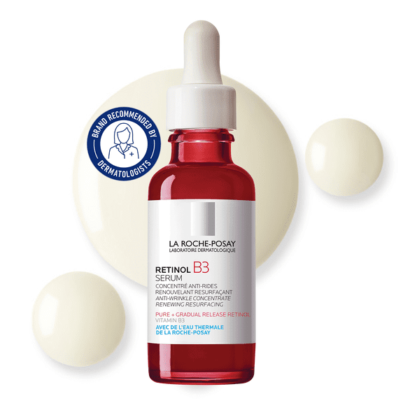 La Roche-Posay Retinol B3 Serum, Anti-Aging Face Serum with Pure Retinol for Sensitive Skin, 30mL