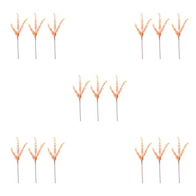 Baohd 3x Realistic Appearance Artificial Plants Nature S Charm To Space Easy To Clean orange 5Set