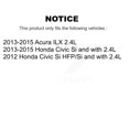 thumbnail image 2 of Transit Auto Front Rear Disc Brake Caliper Rotors and Ceramic Pads Kit (10Pc) for Car Honda Civic Acura ILX KC8-102840N, 2 of 11