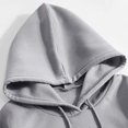 thumbnail image 4 of Rbaofujie Chandail à Capuchon pour Femme à Capuche avec Cordon, Mode, Manches Longues, Chandail à Capuchon Imprimé, Haut, Coa Gris, Chandails pour Femmes, 4 of 5