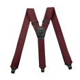 thumbnail image 1 of MERIGLARE Bretelles pour Hommes Robustes Ajustables Type Y Sangles Élastiques Bretelles Cachées Rouge, 1 of 9