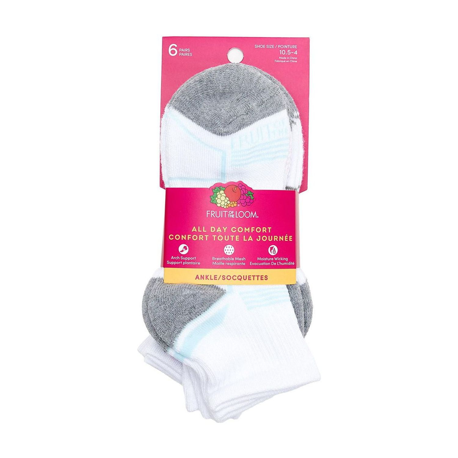 Fruit of the Loom Girls All Day Comfort