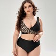 thumbnail image 1 of Sexy Swimwear for Women Plus Size Split Type Ruched Tummy Control Bathing Suit Swimwear Bikini Sexy Swimsuit on Clearance, 1 of 8